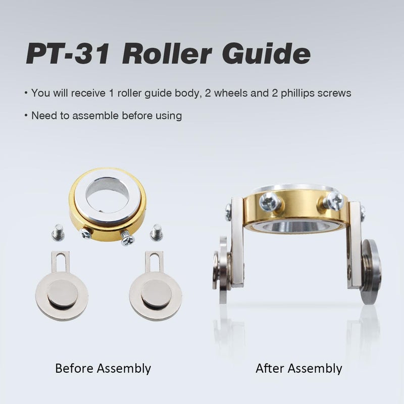 BDR PT-31 Circle Guide LG40 Circinus Roller Guide JG-40 WSD-40 compasses Wheel Roller Guide for PT-31 Plasma Torch CUT40 CUT50D LGK40 Plasma Cutter Torch PK1 - Image 4